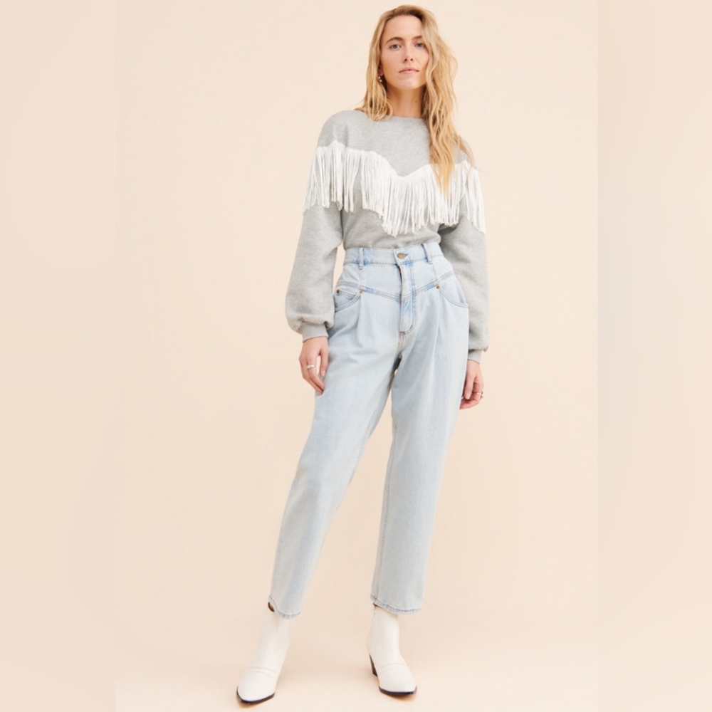 Vintage BDG 80's Mom Jeans Rigid Denim 100% Cotton High-Rise Pleated Size 27